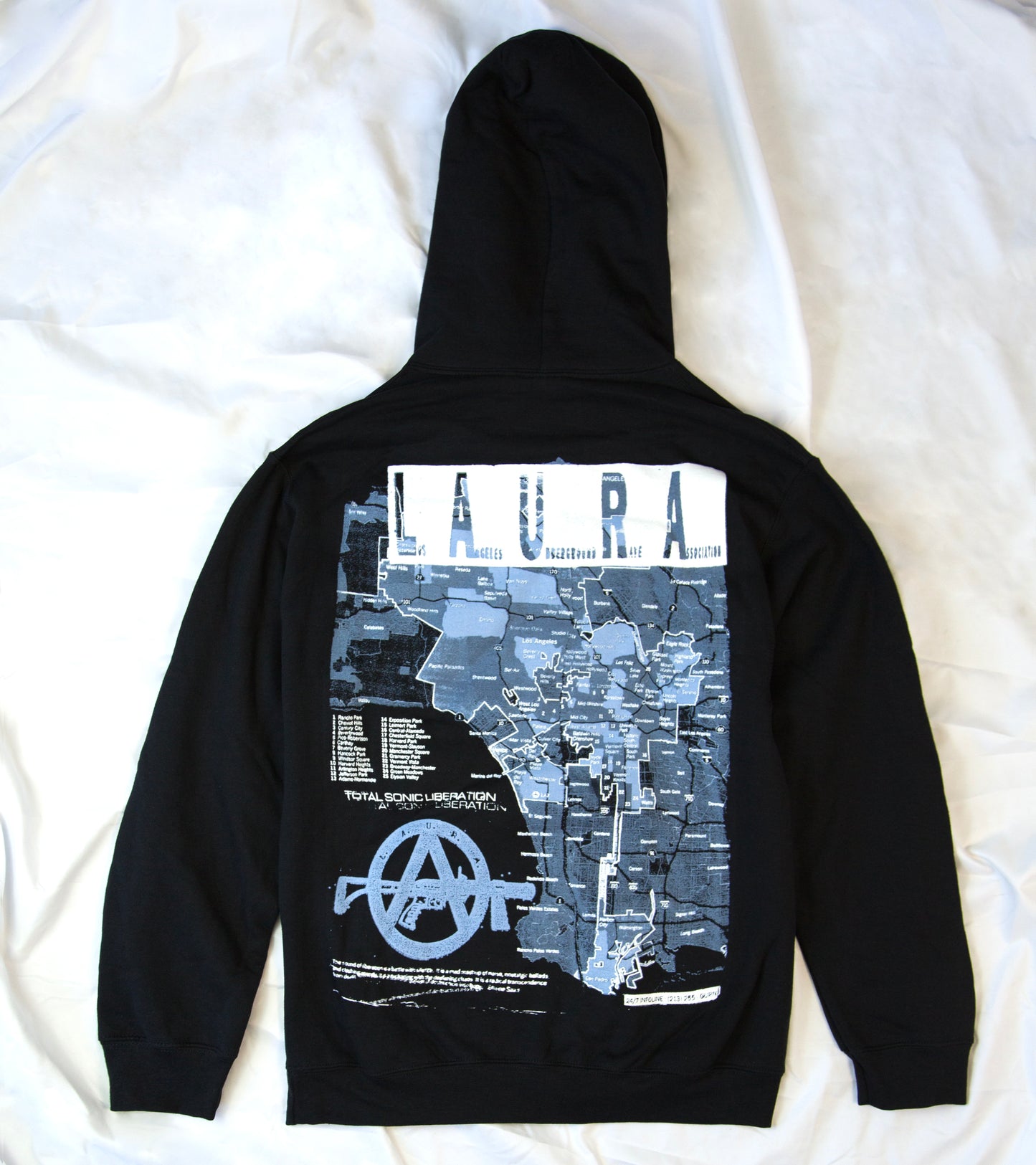 L.A.U.R.A. Hoodie LA Map