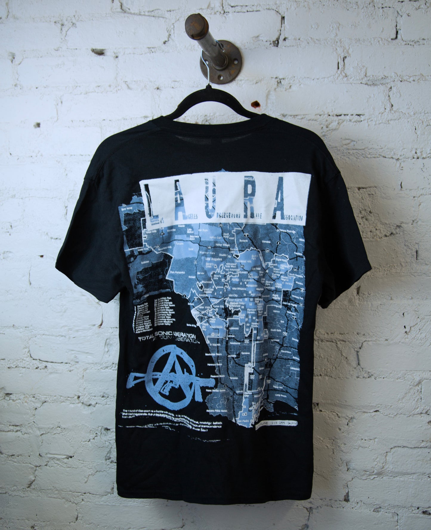 L.A.U.R.A. Short Sleeve T-Shirt LA Map